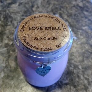 Love spell candle